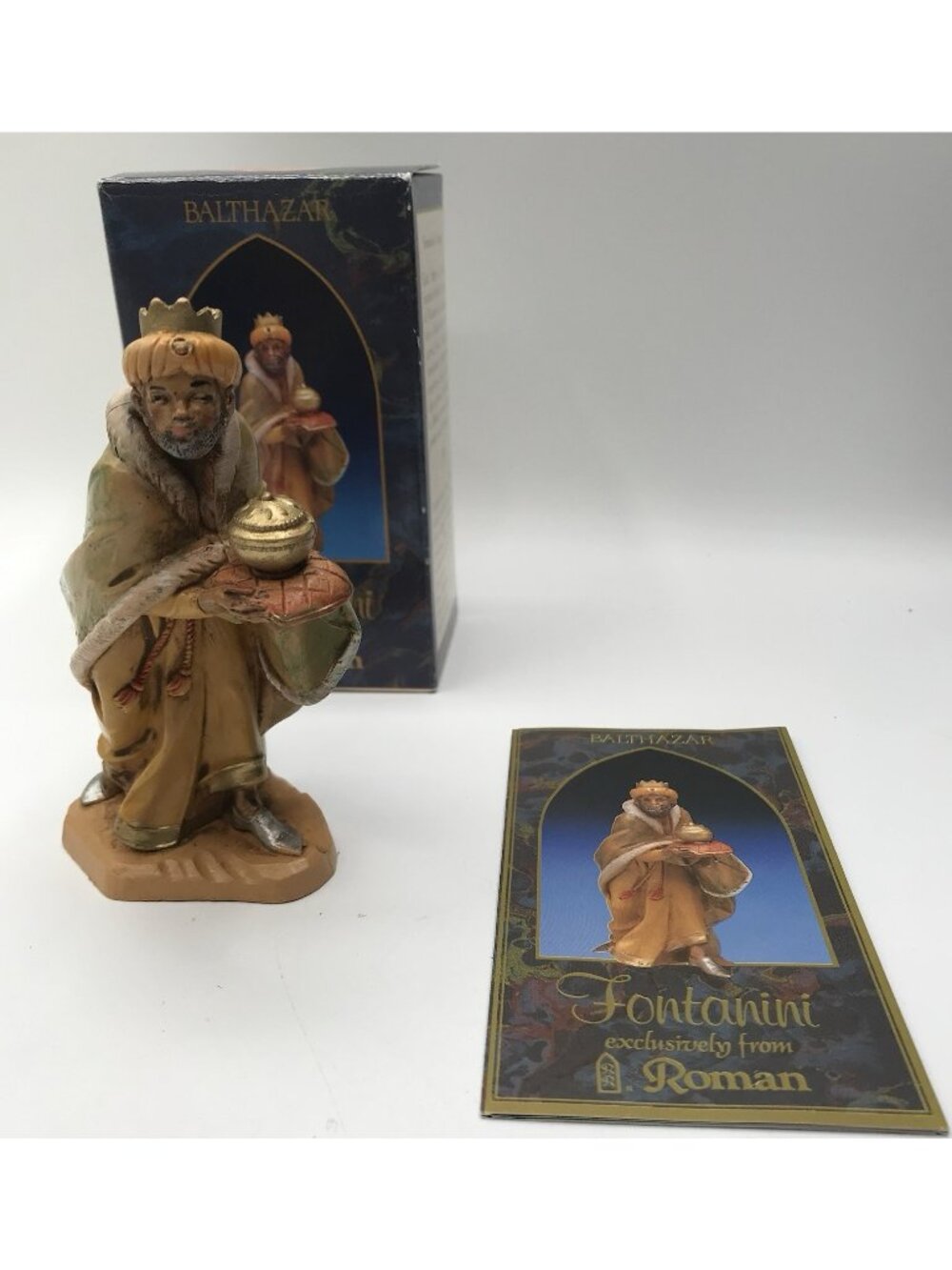 Fontanini Heirloom Nativity 5" Scale BELTHAZAR #72516 w/Box & Story Card